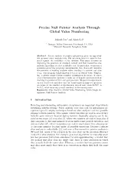 Precise Null Pointer Analysis Through Global Value Numbering