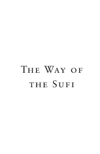 The Way of the Sufi Books by Idries Shah