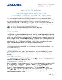 Appendix D to ERP Application Listed Species Occurrences and Project