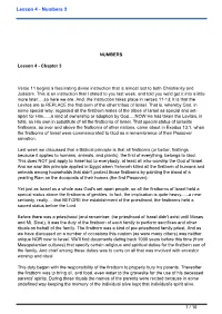 Lesson 4 - Numbers 3