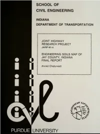 Engineering Soils Map of Jay County, Indiana Final Report