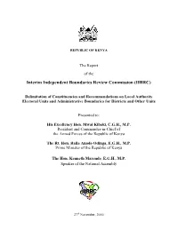 Interim Independent Boundaries Review Commission (IIBRC)