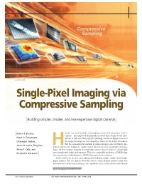 Single-Pixel Imaging Via Compressive Sampling