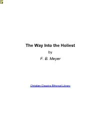 The-Way-Into-The-Holiest-FB-Meyer