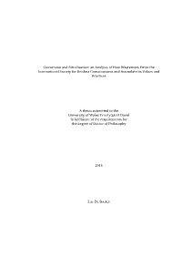 Conversion and Ritualisation: an Analysis of How Westerners Enter the International Society for Krishna Consciousness and Assimilate Its Values and Practices