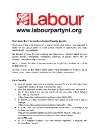 Equality Leaflet LPNI
