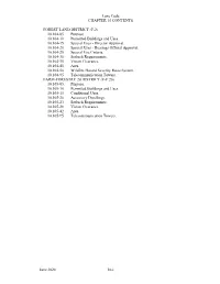 Lane Code CHAPTER 10 CONTENTS June 2020 10-I