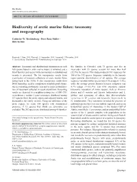 Biodiversity of Arctic Marine Fishes: Taxonomy and Zoogeography
