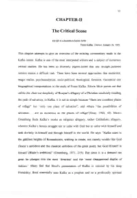 CHAPTER-II the Critical Scene