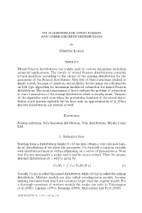 G Geometric Distribution Has Proba- Bility Function Given By: L 1 X Pxl = Bbll, (5) ] G 11++L L X = 0,1,…, L > 0