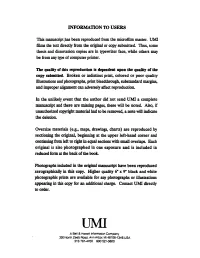 Information to Users