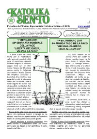 Periodico Dell'unione Esperantista Cattolica Italiana (UECI)