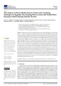 The Impact of Wave Model Source Terms and Coupling Strategies to Rapidly Developing Waves Across the North-West European Shelf During Extreme Events