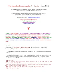 V – Version 1 (June 2009)