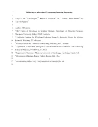 1 Reflecting on a Decade of Transposon-Insertion Sequencing 1 2