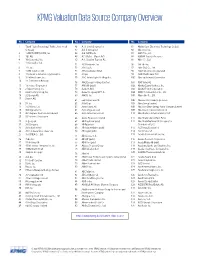 Kpmgvaluationdatasourcecom