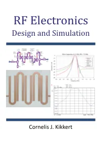 RF Electronics Design and Simulation.Pdf