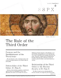 The Rule of the Third Order