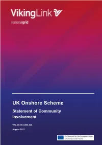UK Onshore Scheme Statement of Community Involvement