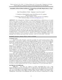 Adoptability of Planted Fallows and Efficacy of Natural Types in Fertility Regeneration of Typic Paleudult