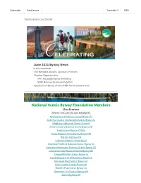 National Scenic Byway Foundation Members