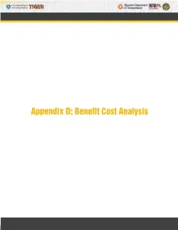 Benefit Cost Analysis
