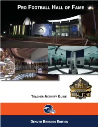 DENVER BRONCOS EDITION Denver Broncos Team History