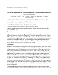 Demagnetizing Fields and Magnetization Reversal in Permanent Magnets