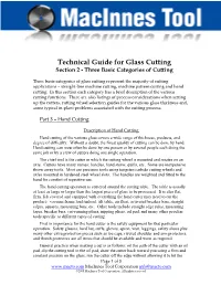 Technical Guide for Glass Cutting Section 2 - Three Basic Categories of Cutting