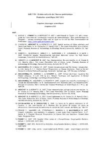 Chapitres D'ouvrages Scientifiques Chapitres D'os