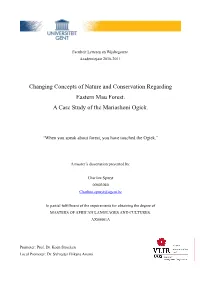 Changing Concepts of Nature and Conservation Regarding Eastern Mau Forest
