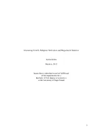Religious Motivation and Megachurch Behavior