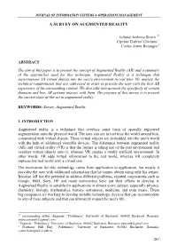 A Survey on Augmented Reality