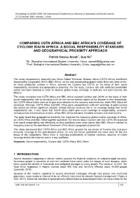 Comparing Cgtn Africa and Bbc Africa's
