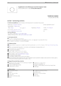 Contract Notice