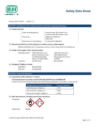 Safety Data Sheet