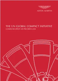 The Un Global Compact Initiative Communication on Progress 2018 Introduction Introduction