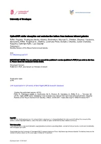 University of Groningen Optical/NIR Stellar Absorption and Emission-Line