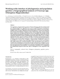Working at the Interface of Phylogenetics and Population