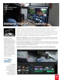 Adobe NAB 2014 Data Sheet