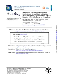 Receptor 5/Toll-Like Receptor 4 Complexes Involves Signaling Via