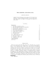 THE ORIENTED COBORDISM RING Contents Introduction 1 1