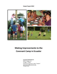 2012 Camp Project