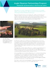 Angler Riparian Partnerships Program 2016/17