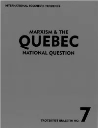 Trotskyist Bulletin No. 7