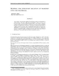 Mapping the Hyponymy Relation of Wordnet Onto