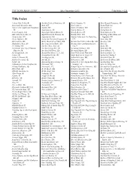 Title Index • 223