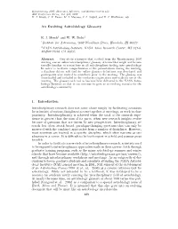 An Evolving Astrobiology Glossary