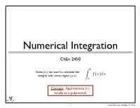 Numerical Integration