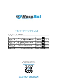 Tagesprogramm